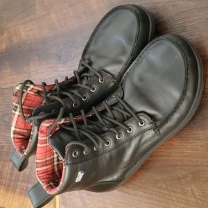 Lems Boulder Boots Black Leather Size 13